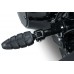 Adaptador Estriado para pedaleiras-plataformas traseiras Softail 18-19 Preto