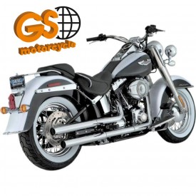 Ponteira 2,5 polegadas  Vance Hines Straightshot-Cromo-Softail Deluxe 2005 - 2017