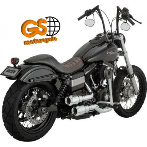 Escapamento Hi-Output Grenades Cromado - Vance Hines - Softail - 1986 - 2017