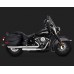 Ponteira Vance Hines Twin Slash Cromo Softail 2018-19