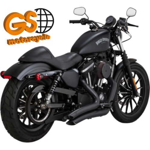 Escapamento Vance & Hines - Big Radius 2-em-2 - Preto - Sportster 2014 - 2018