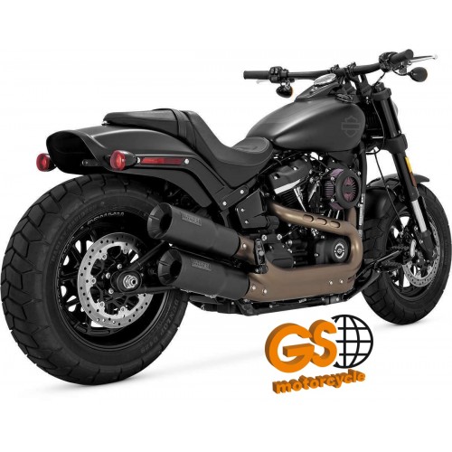 Ponteira Hi-Output - Preta - Vance  Hines - Fat Bob 2018-2023