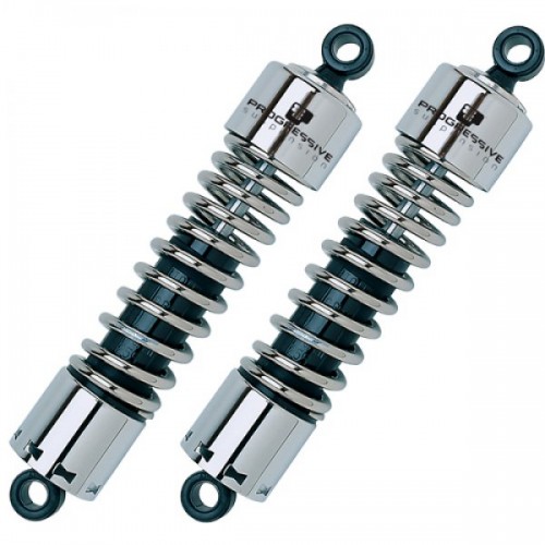 Amortecedor Traseiro Progressive Suspension - 12´´ - Cromado - Heavy Duty - Sportster 2004 - 2018