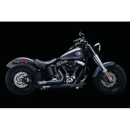 Escapamento Modelo Maverick - Preto - Softail 1986 - 2017 - Crusher