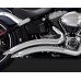 Escapamento Vance Hines Big Radius 2 Into 2 - Cromado - Softail Breakout 2013 - 2017