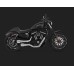 Escapamento Vance & Hines Hi-Output Grenades - Cromado com Preto - Sportster 2004 - 2018