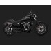 Escapamento Vance & Hines Hi-Output Grenades - Preto com Cromado - Sportster 2004 - 2018