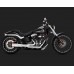 Escapamento Vance & Hines Hi-Output Short 2 Into 1 - Cromado - Softail Breakout 2013 - 2017