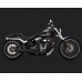 Escapamento Vance Hines Hi-Output Short 2X1-Preto- Softail Breakout 2013 - 2017