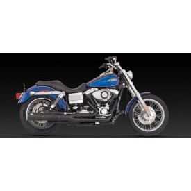 Escapamento Vance & Hines Pro Pipe Hi-Output - Preto 2 Into 1 - Dyna 2006 - 2011