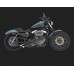 Escapamento Vance & Hines Sideshots 2 Into 2 - Preto - Sportster 2004 - 2013