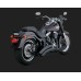 Escapamento Vance Hines Super Radius 2x2-Preto-Softail 2006 - 2017