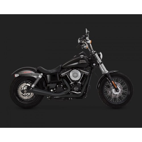 Escapamento Vance & Hines Upsweep 2 into 1 - Preto - Dyna 2006 - 2017