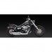 Ponteira 3´´ Vance & Hines Twin Slash - Cromada - Dyna Fat Bob 2008 - 2017