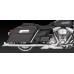 Ponteira 3´´ Vance & Hines Fishtail - Cromada - Touring 1995 - 2016