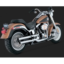 Ponteira 2,5 pole Vance & Hines Straightshots - Cromada - Softail Fat Boy 2007 - 2017