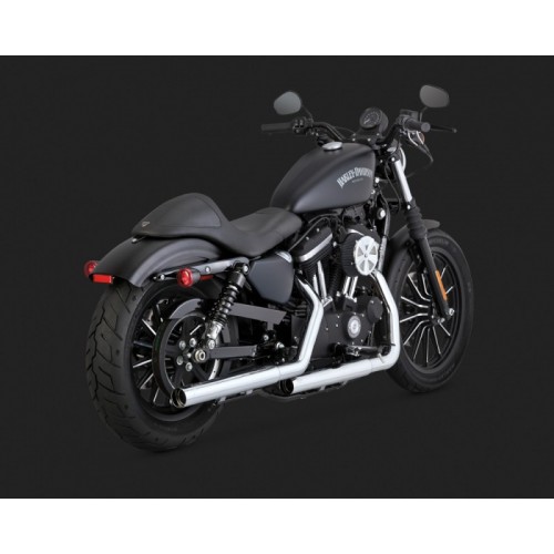 Ponteira 2.1/2´´ Vance & Hines Straightshots - Cromada - Sportster 2014 - 2017