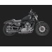 Ponteira 3´´ Vance & Hines Twin Slash - Preta - Sportster 2004 - 2013