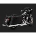 Ponteiras Vance Hines Eliminator 400 cromada Touring 2017-2019