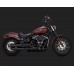 Ponteira Vance Hines Twin Slash Preto Softail 2018-19